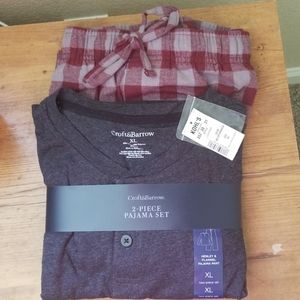 Mens XL Croft and Barrow pajama set